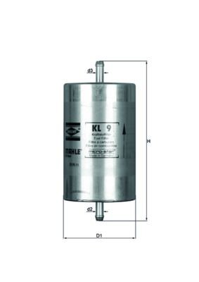 KNECHT Kütusefilter KL 9 Kütusefilter KNECHT POLO KL 9 odav