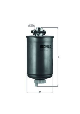 KNECHT Brandstoffilter KL 75 KL 75 Dieselfilter HYUNDAI VELOSTER KNECHT