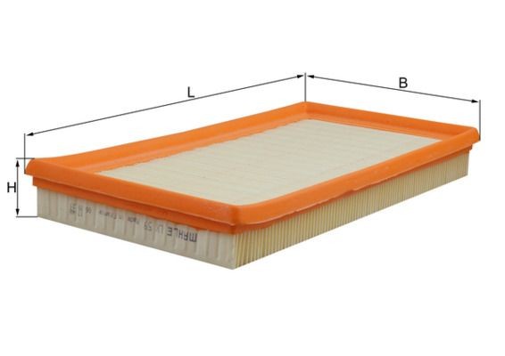 KNECHT Luftfilter LX 59 LX 59 Luftfiltereinsatz SSANGYONG TORRES KNECHT kaufen