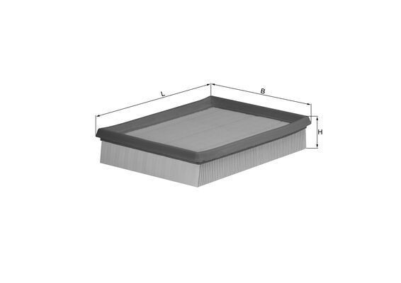 KNECHT Φίλτρο αέρα LX 643 Φίλτρο αέρα KNECHT Peugeot BIPPER LX 643