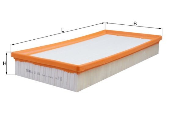 KNECHT Ilmansuodatin LX 684 LX 684 KNECHT Ilmansuodattimet MITSUBISHI GRANDIS