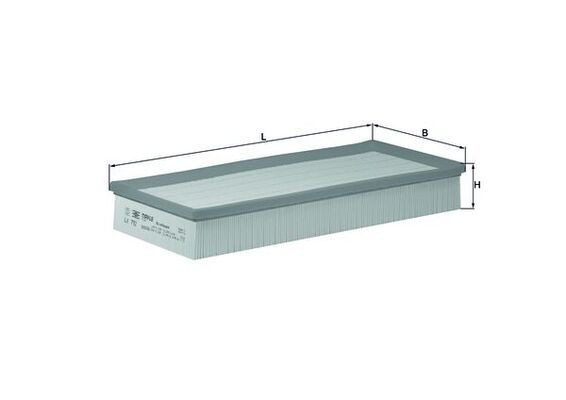 KNECHT Luftfilter LX 792 KNECHT Luftfilter AUDI LX 792