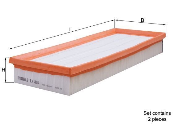 KNECHT Luftfilter LX 804/S Luftfilter KNECHT ALTEA LX 804/S billig