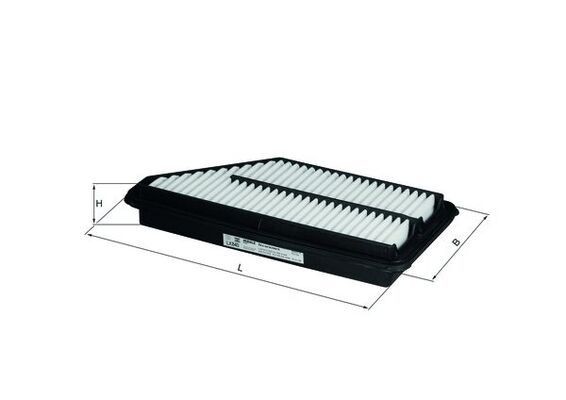 KNECHT Gaisa filtrs LX 840 Gaisa filtrs KNECHT Honda INTEGRA LX 840