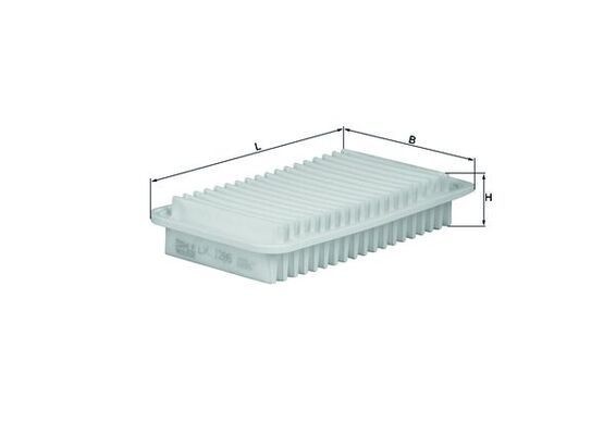 KNECHT Vzduchový filter LX 1286 Vzduchový filter KNECHT Volvo V40 Kombi LX 1286