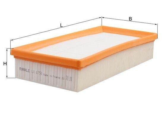 KNECHT Filtro aria secondaria LXS 7080 LXS 7080 Filtro aria secondaria KNECHT Toyota