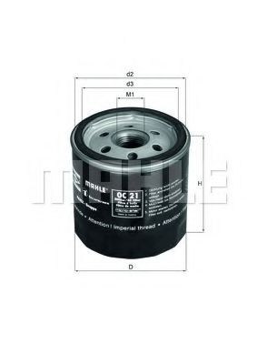 KNECHT Oliefilter OC 21 KNECHT OC 21 Rekord B Coupe Oil filter originale pris