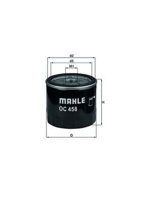 KNECHT Oil filter OC 458 OC 458 KNECHT oil filter for ALFA ROMEO ALFASUD
