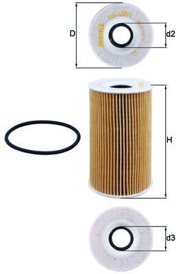 KNECHT Oliefilter OX 128/1D OX 128/1D Oil filter NISSAN DATSUN KNECHT
