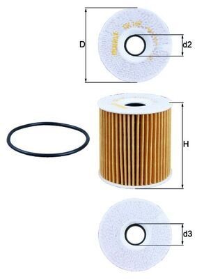 KNECHT Oljefilter OX 149D OX 149D KNECHT oljefilter Volvo 760