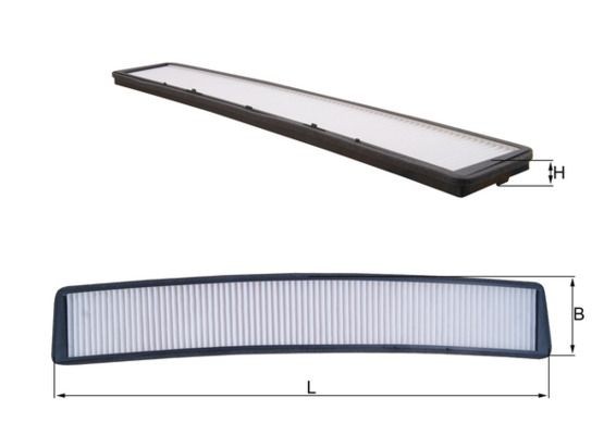 KNECHT Filter, salongiõhk LA 102 LA 102 Salongifilter KNECHT BMW 7. Seeria