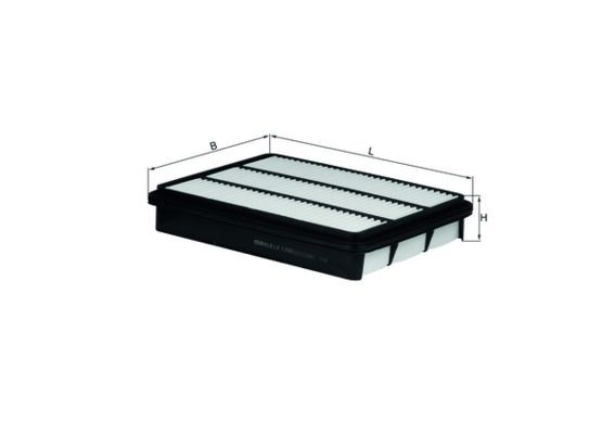 KNECHT Luftfilter LX 1700 LX 1700 KNECHT luftfilter TOYOTA STARLET