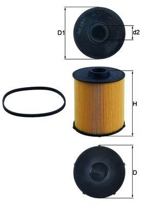KNECHT Filtro carburante KX 70D KX 70D Filtro carburante KNECHT MERCEDES-BENZ T2 costo