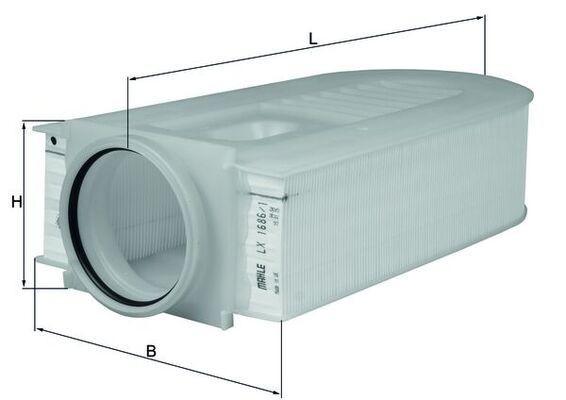 KNECHT Õhufilter LX 1686/1 Õhufilter KNECHT GLS LX 1686/1 odav