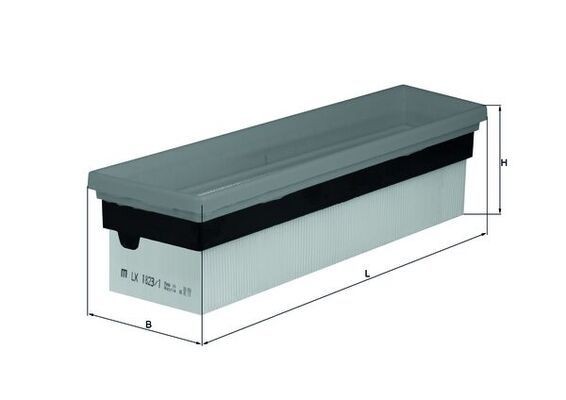 KNECHT Luchtfilter LX 1823/1 Luchtfilters KNECHT Z4 LX 1823/1 goedkoop