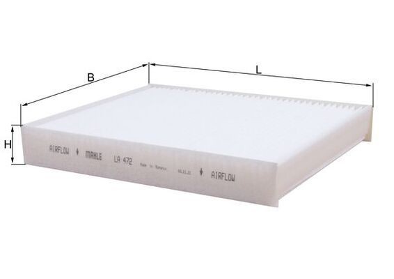 KNECHT Filter vnútorného priestoru LA 472 LA 472 Peľový filter KNECHT JAGUAR XK