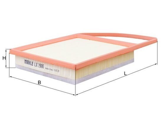 KNECHT Filtro de ar LX 2995 LX 2995 KNECHT Filtro de ar Fiat baratos