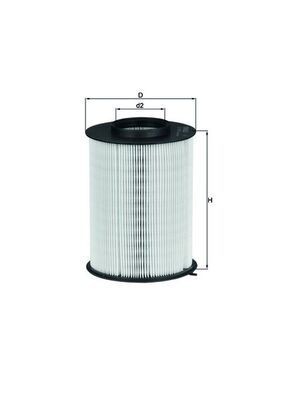 KNECHT Vzduchový filter LX 1780/3 Vzduchový filter KNECHT Volvo V40 Kombi LX 1780/3