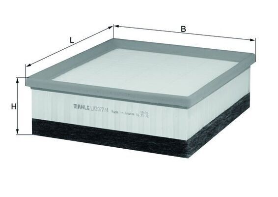 KNECHT Vzduchový filter LX 2077/4 Vzduchový filter KNECHT Rad 2 LX 2077/4 lacné
