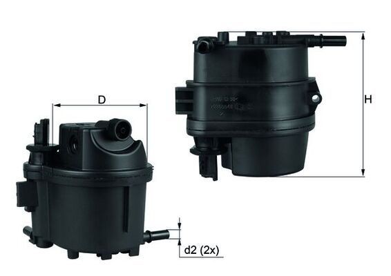 KNECHT Palivový filter KL 779 KL 779 Palivový filter CITROËN AX KNECHT