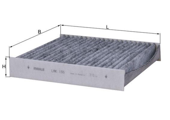 KNECHT Filtre d'habitacle LAK 155 LAK 155 Filtre d'habitacle KNECHT HONDA CITY