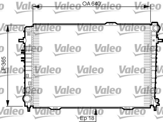 VALEO Radiateur 735500 735500 Radiateur VALEO KIA PROCEED