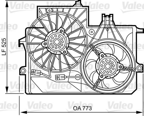 VALEO Houder, radiateurventilator 696385 VALEO 696385 Houder, radiateurventilator MAZDA CX-30 kosten