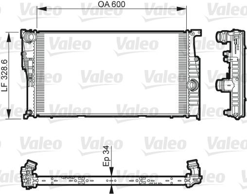 VALEO Radiateur 735612 BMW X5 Radiator VALEO 735612