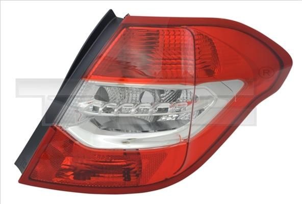 Bakljus TYC 11-12135-01-2 TYC 11-12135-01-2 Baklykta LED och halogen Citroën C4 2021