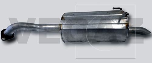 VEGAZ Bakre eksospotte HOS-229 Sluttlyddemper Honda CU HOS-229 VEGAZ