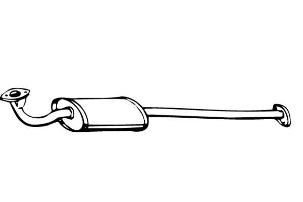 VEGAZ Predný tlmič výfuku SZR-5 SZR-5 Predný tlmič výfuku SUZUKI GRAND VITARA VEGAZ