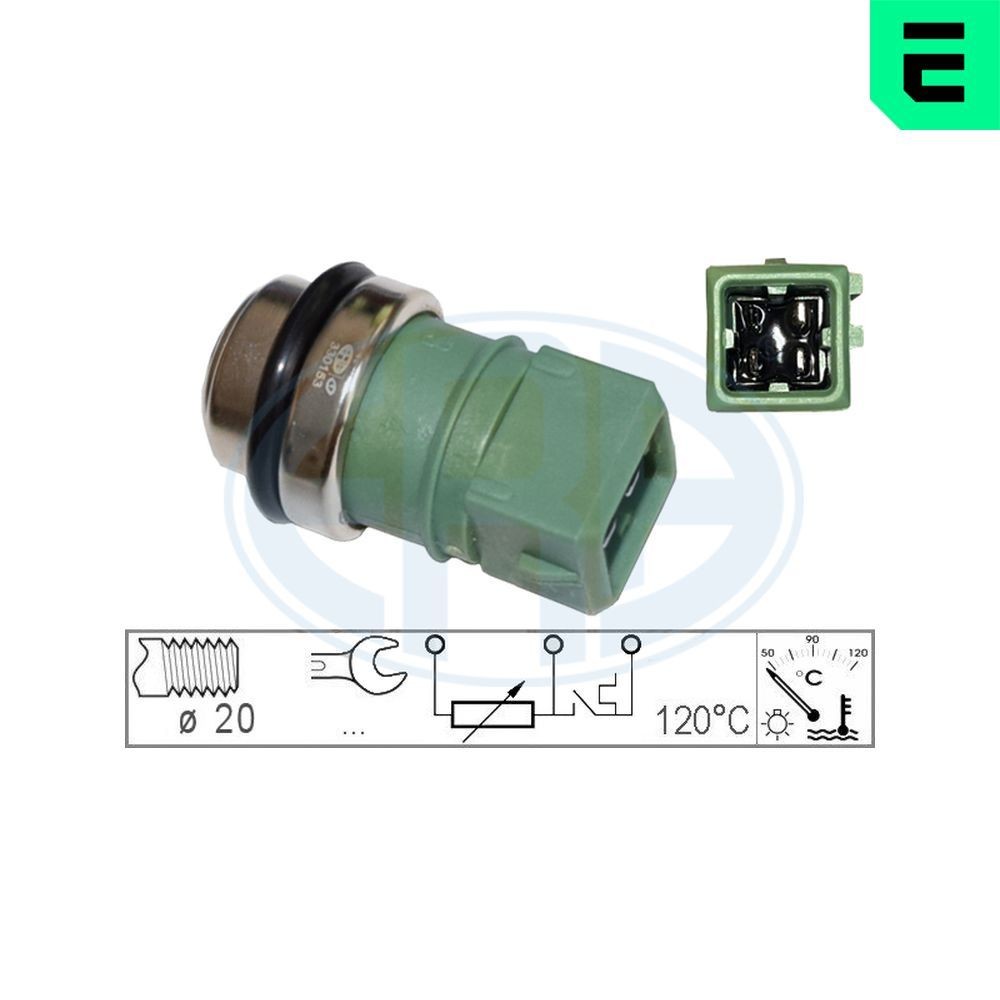ERA Sonde de température, liquide de refroidissement 330153 330153 Sonde de température ERA RENAULT ESPACE