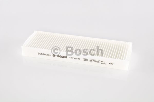 Filter, salongiõhk BOSCH 1 987 432 259 BOSCH 1 987 432 259: Salongifilter Nissan MAXIMA 2002