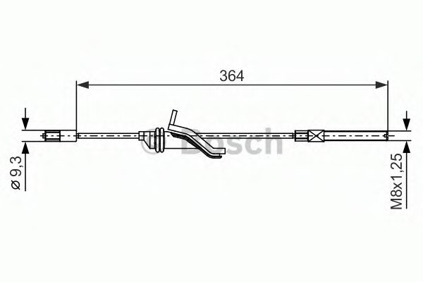 BOSCH Handbremsseil 1 987 482 371 1 987 482 371 BOSCH Handbremsseil Ford Grand C Max Kosten
