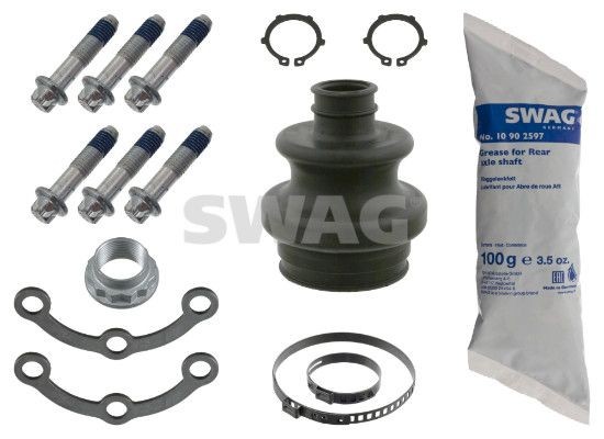 SWAG Bälgsats, drivaxel 10 92 4184 SWAG 10 92 4184 Drivaxeldamask Mercedes S202 original