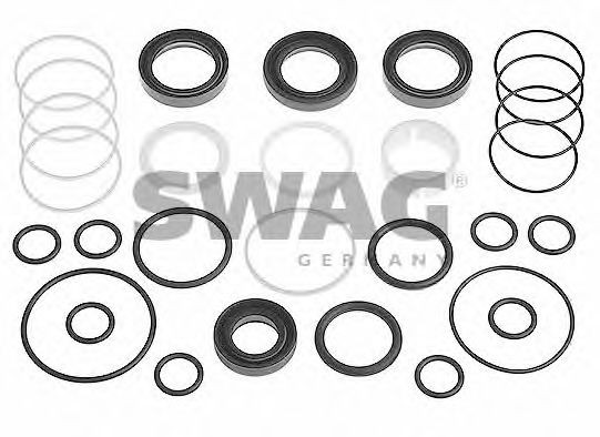 SWAG Tetningssett, styresnekke 20 80 0006 Reparasjonssett, styresnekke SWAG HILUX Pick-up 20 80 0006 billige