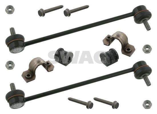 SWAG Opravná sada ulożenia stabilizátora 30 93 7077 Gumy stabilizátora SWAG Skoda FAVORIT 30 93 7077