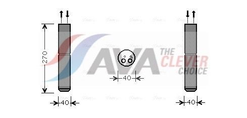 AVA COOLING SYSTEMS Klimatrockner RTD493 RTD493 Klimatrockner RENAULT MASTER AVA COOLING SYSTEMS kaufen