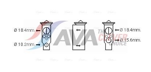 AVA COOLING SYSTEMS Expansieventiel airco SZ1131 AVA COOLING SYSTEMS SZ1131 Expansieventiel airco Suzuki Alto GF prijs
