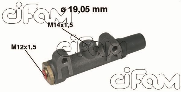 CIFAM Cilindro maestro del freno 202-002 202-002 Pompa freno CIFAM DAIHATSU WILDCAT/ROCKY costo