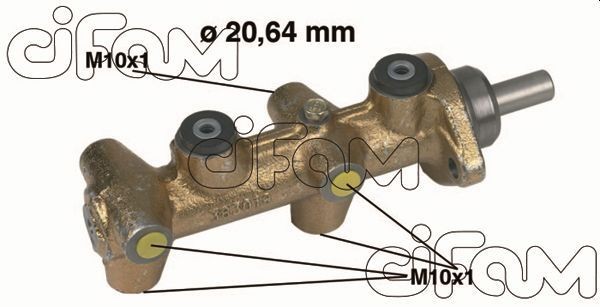 CIFAM Hauptbremszylinder 202-040 202-040 Bremszylinder VW ARTEON CIFAM kaufen