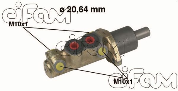 CIFAM Huvudbromscylinder 202-041 CIFAM 202-041 Huvudbromscylinder Audi 80 B2 original