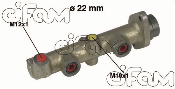 CIFAM Huvudbromscylinder 202-163 CIFAM 202-163 Huvudbromscylinder Ford Escort GAF original