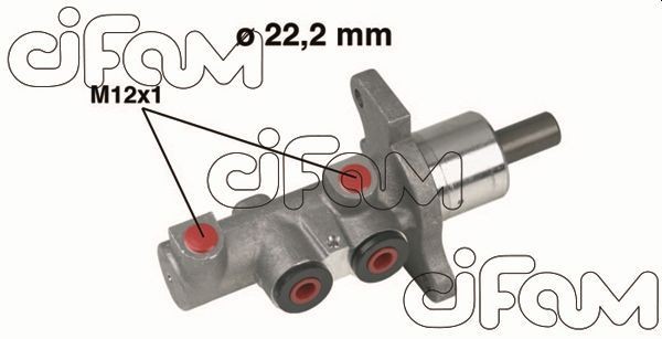 Hoofdremcilinder CIFAM 202-293 CIFAM 202-293: Hoofdremcilinder Alfa Romeo 147 2006