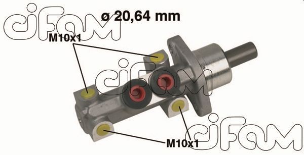 CIFAM Huvudbromscylinder 202-360 202-360 CIFAM bromshuvudcylinder Peugeot 206
