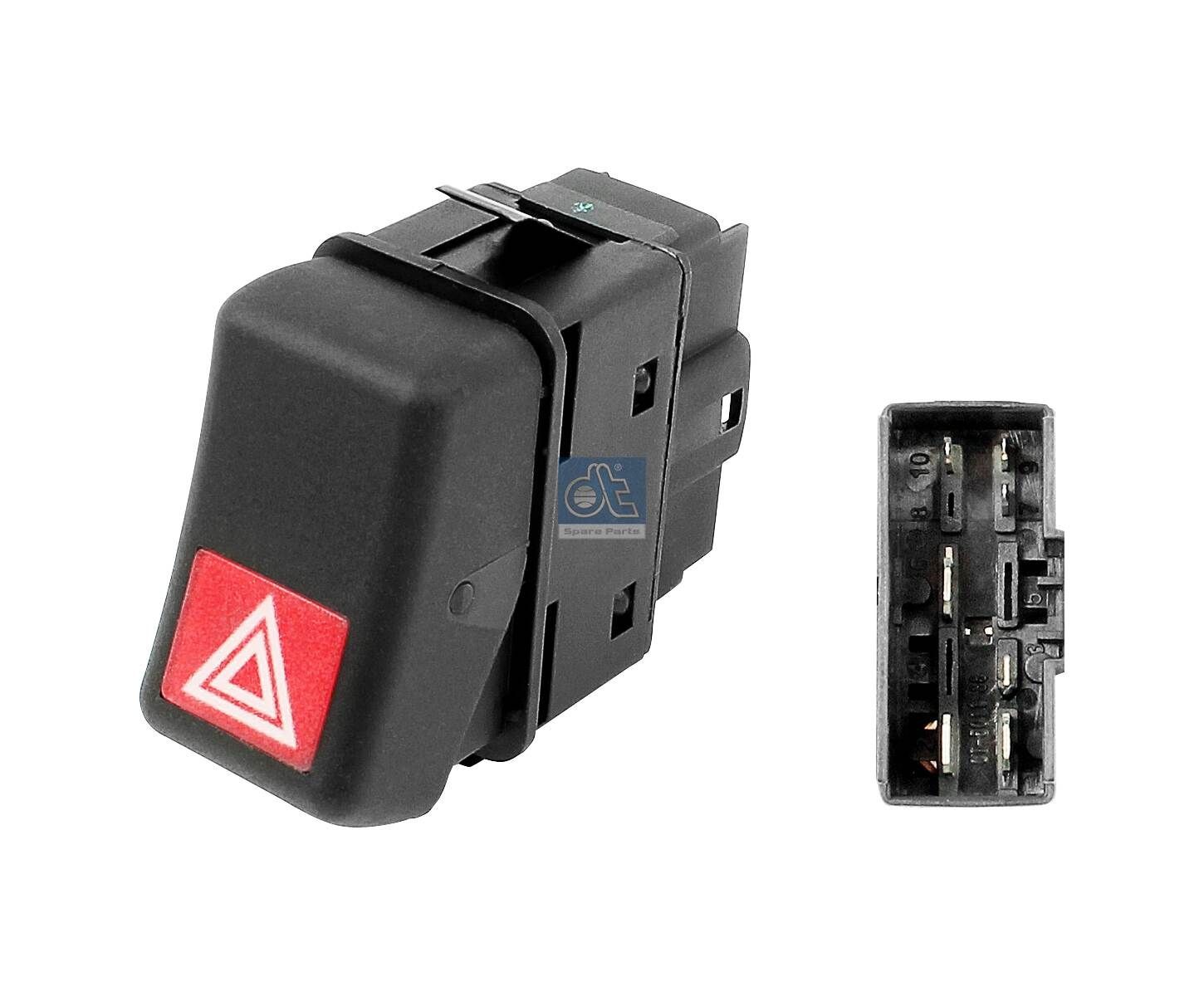DT Spare Parts Interrupteur de signal de détresse 2.25305 DT Spare Parts Interrupteur feu de détresse MINI 2.25305