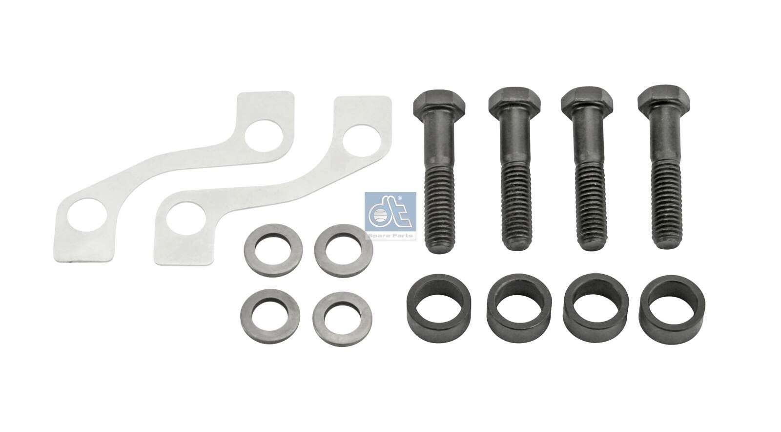 DT Spare Parts Montageset, uitlaatelleboogpijp 2.91111 2.91111 Montageset uitlaatspruitstuk PEUGEOT 1007 DT Spare Parts