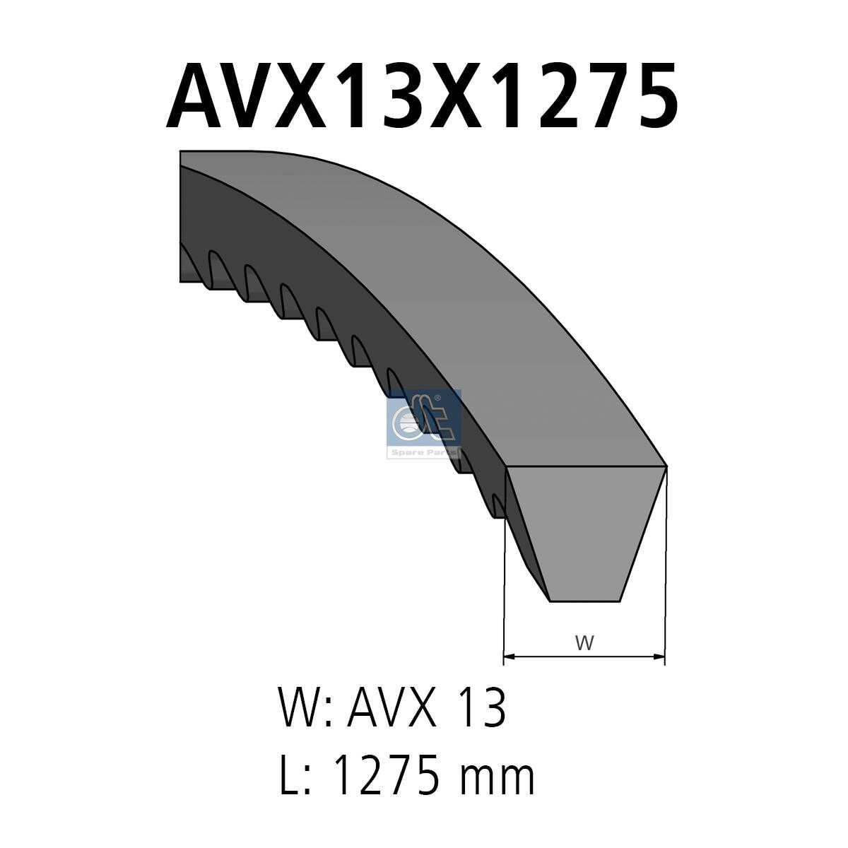 DT Spare Parts Kit cinghie trapezoidali 3.34203SP 3.34203SP costo Cinghia trapezoidale Volkswagen CALIFORNIA DT Spare Parts