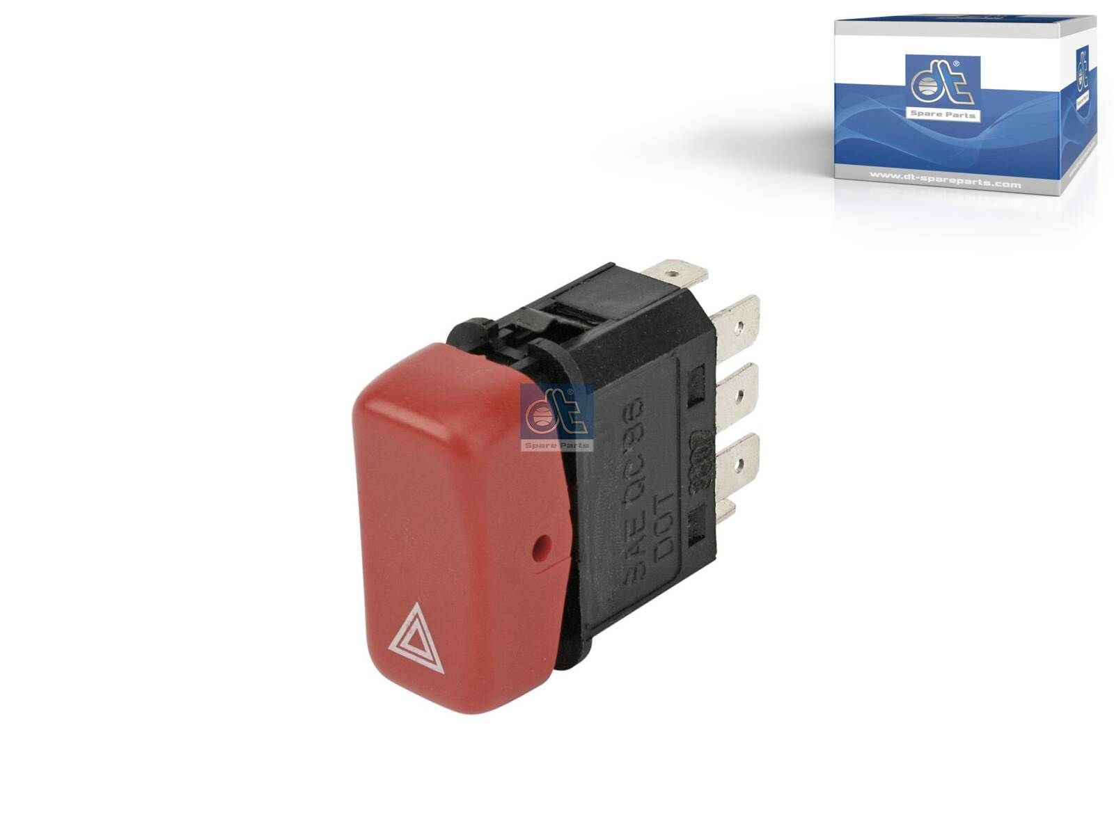 DT Spare Parts Interruptor piscas de emergência 4.60638 DT Spare Parts 4.60638 Interruptor piscas de emergência