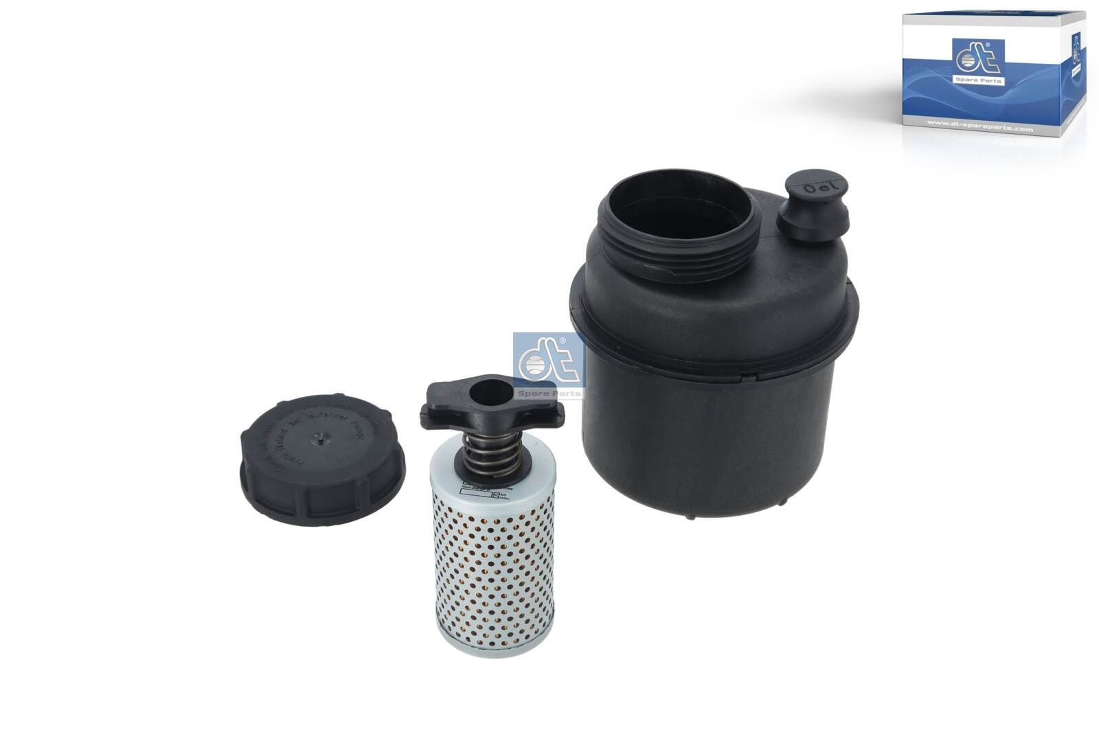 DT Spare Parts Depósito de compensação, óleo hidráulico-direcção assistida 4.61029 DT Spare Parts 4.61029 originais Depósito de compensação de direcção assistida Hilux VI Pick-up custo